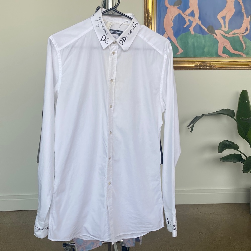 D&G | Logo Print Button Up - image 1